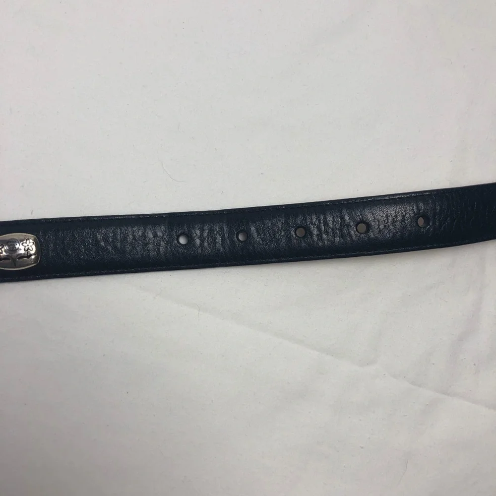 Brighton | Black Leather Belt‎ with Golf Charms